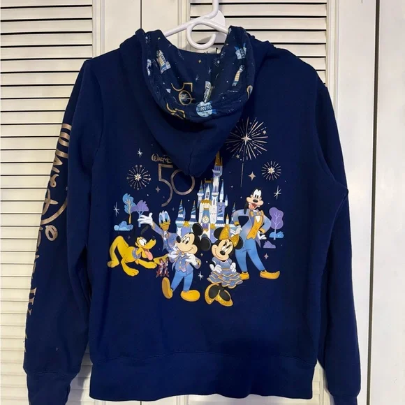 Disney Navy Blue Apparel with Gold Accents - Picture 2 of 3